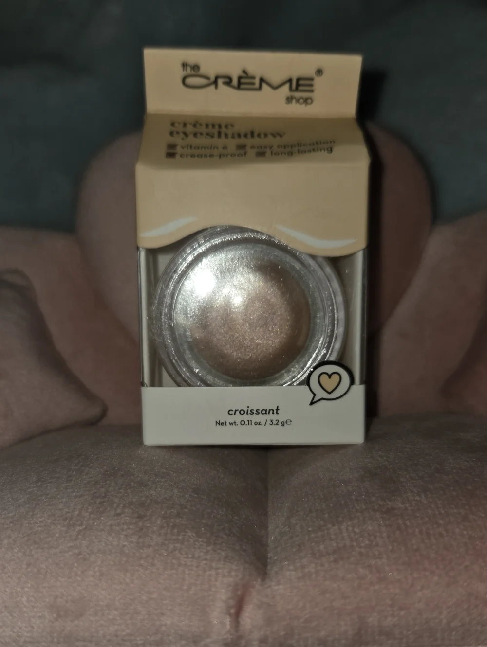 The Crème Shop Croissant Shimmery Champagne Eyeshadow NWOT
